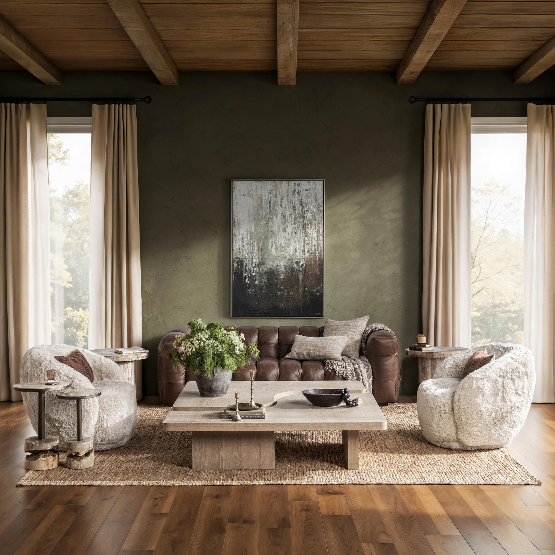 Halston Sofa - Chestnut Elite