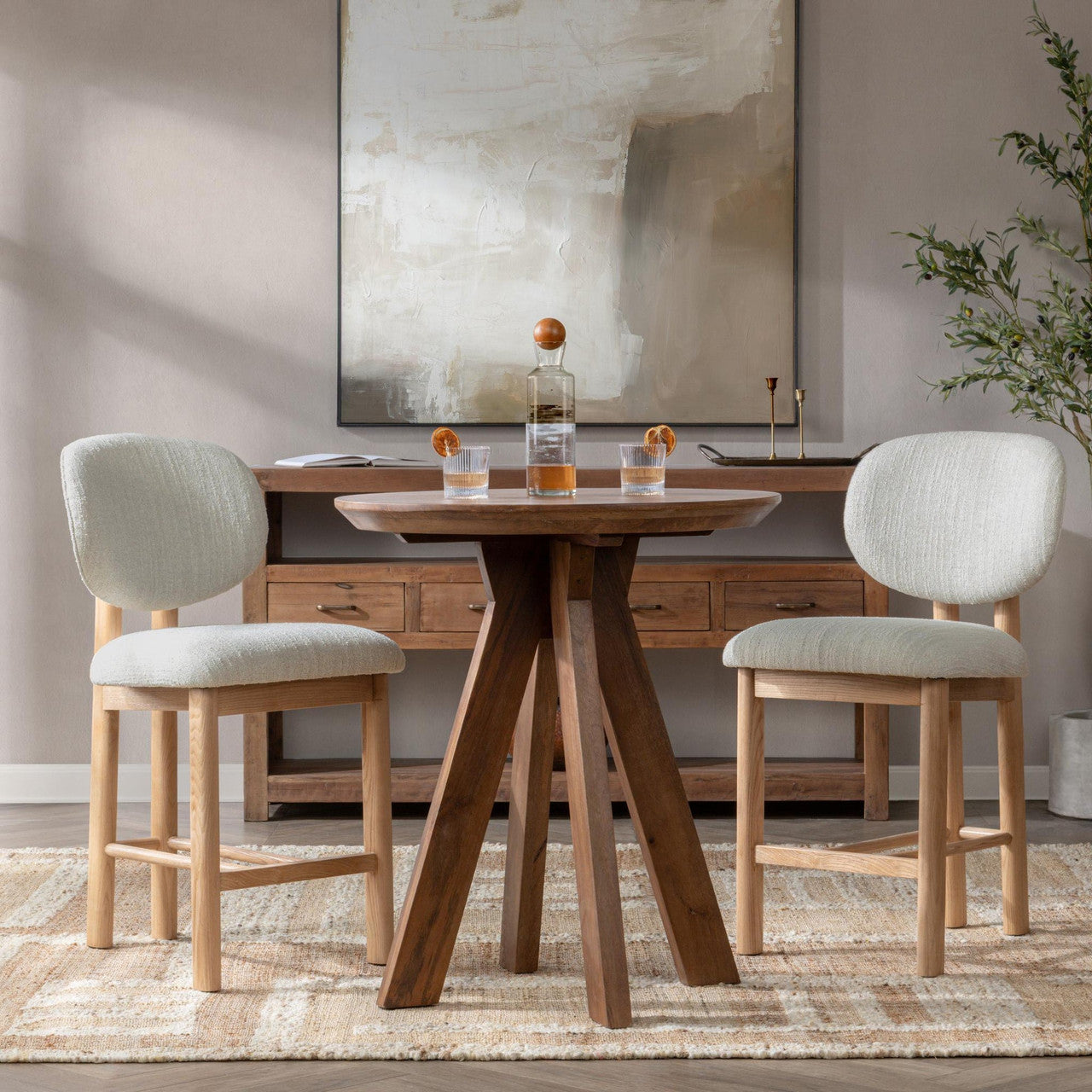 Delancey Upholstered Counter Stool