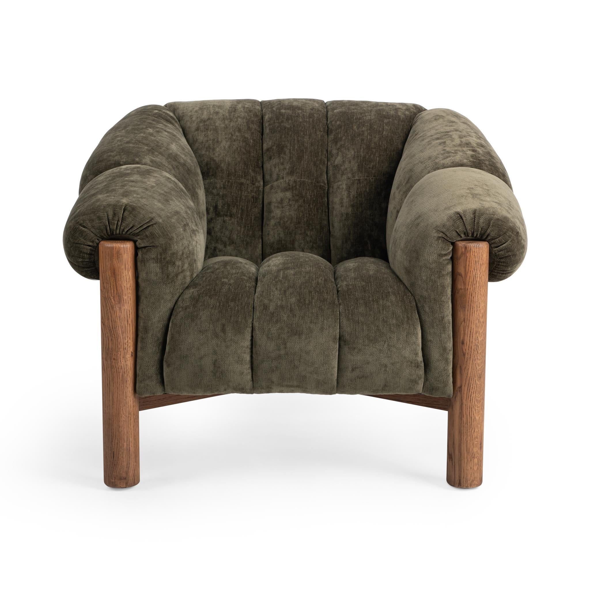 Sansa Accent Chair - Olive Green