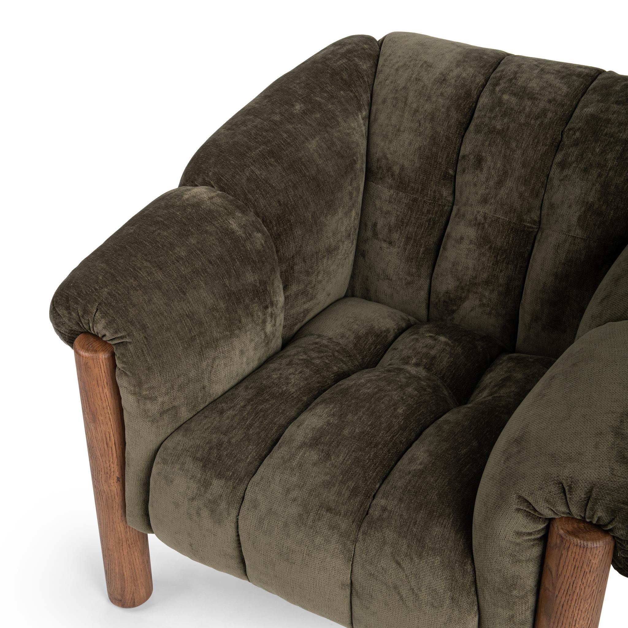 Sansa Accent Chair - Olive Green