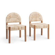 Elissa Dining Chair Set of 2 - Natural Reef