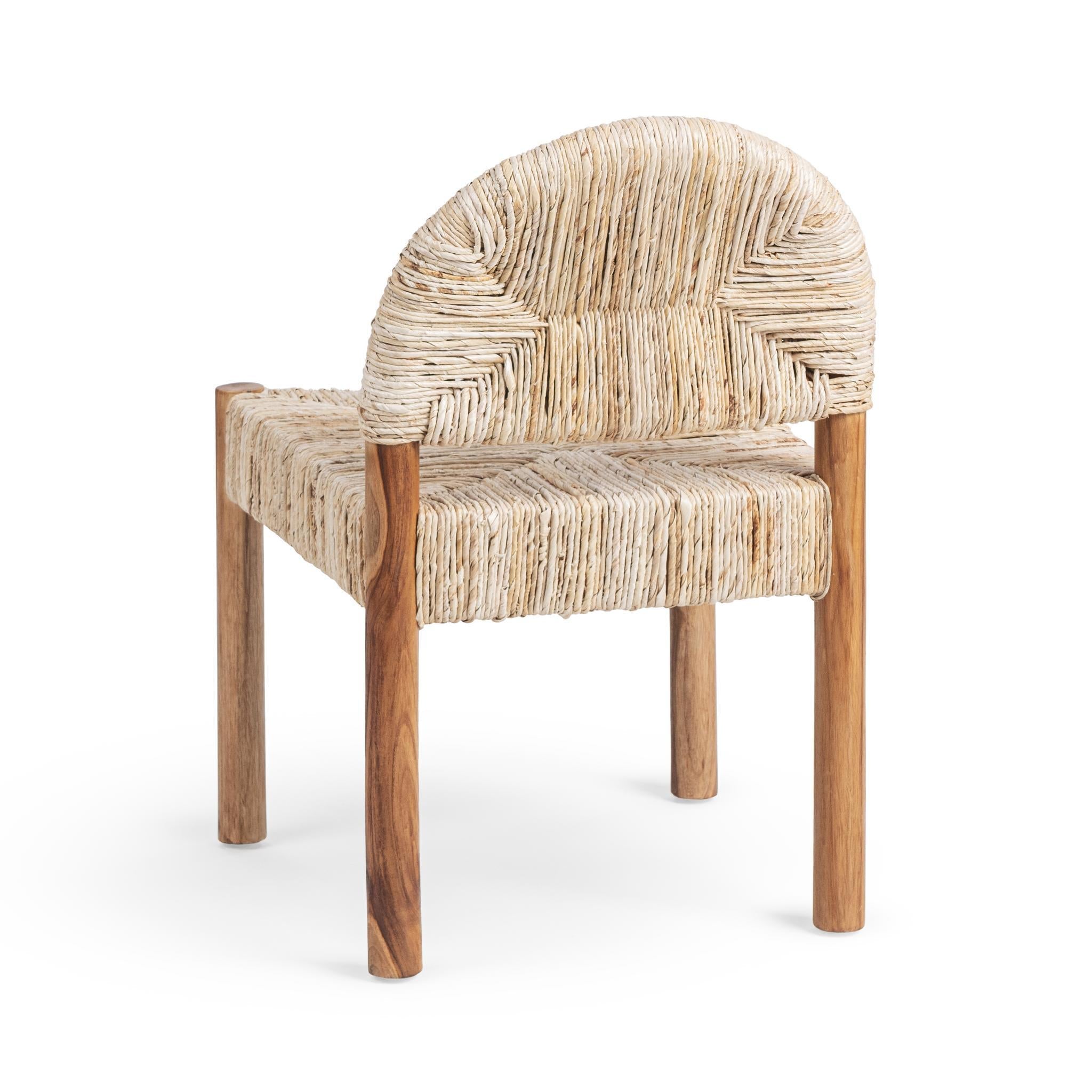 Elissa Dining Chair Set of 2 - Natural Reef