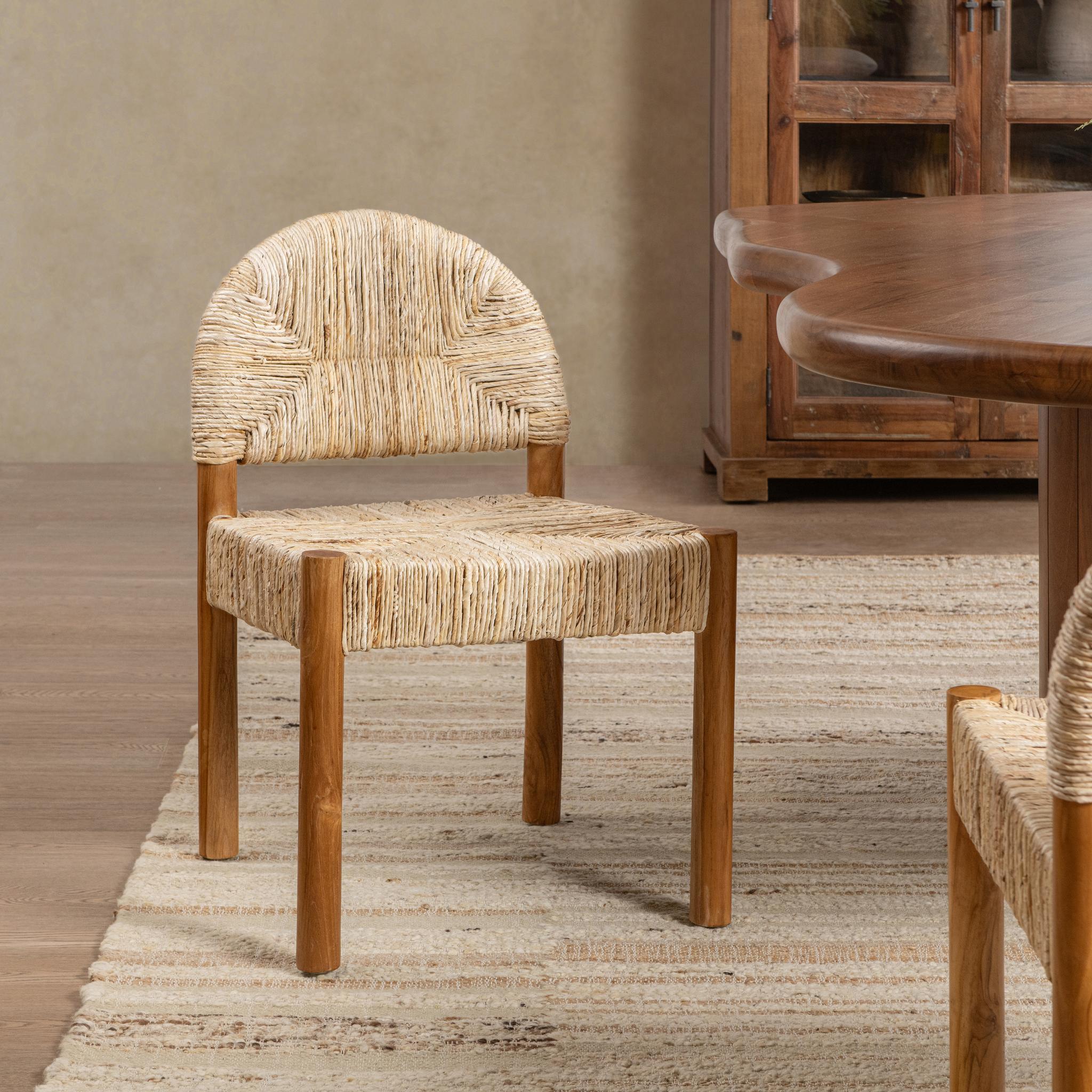 Elissa Dining Chair Set of 2 - Natural Reef