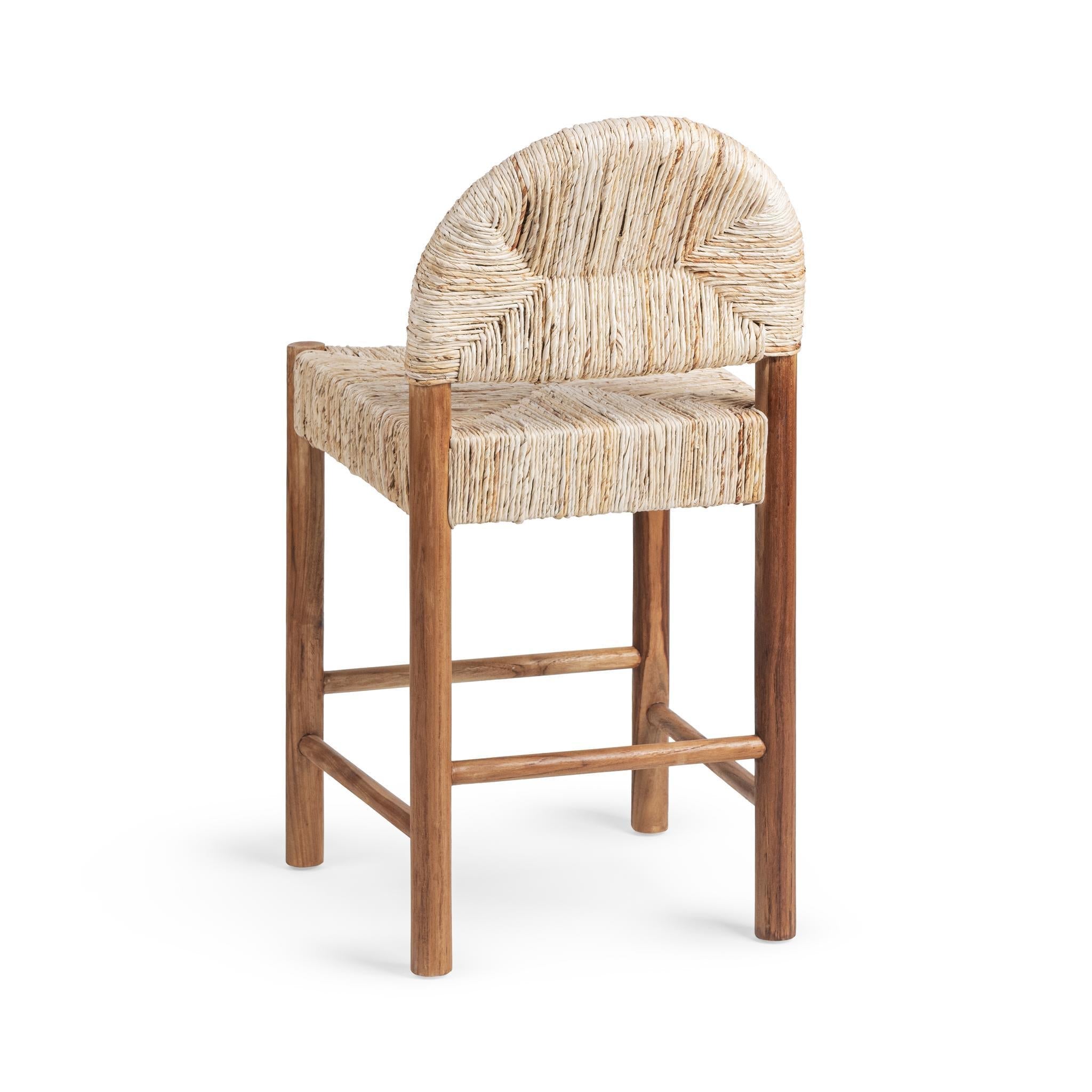 Elissa Counter Stool - Natural Reef