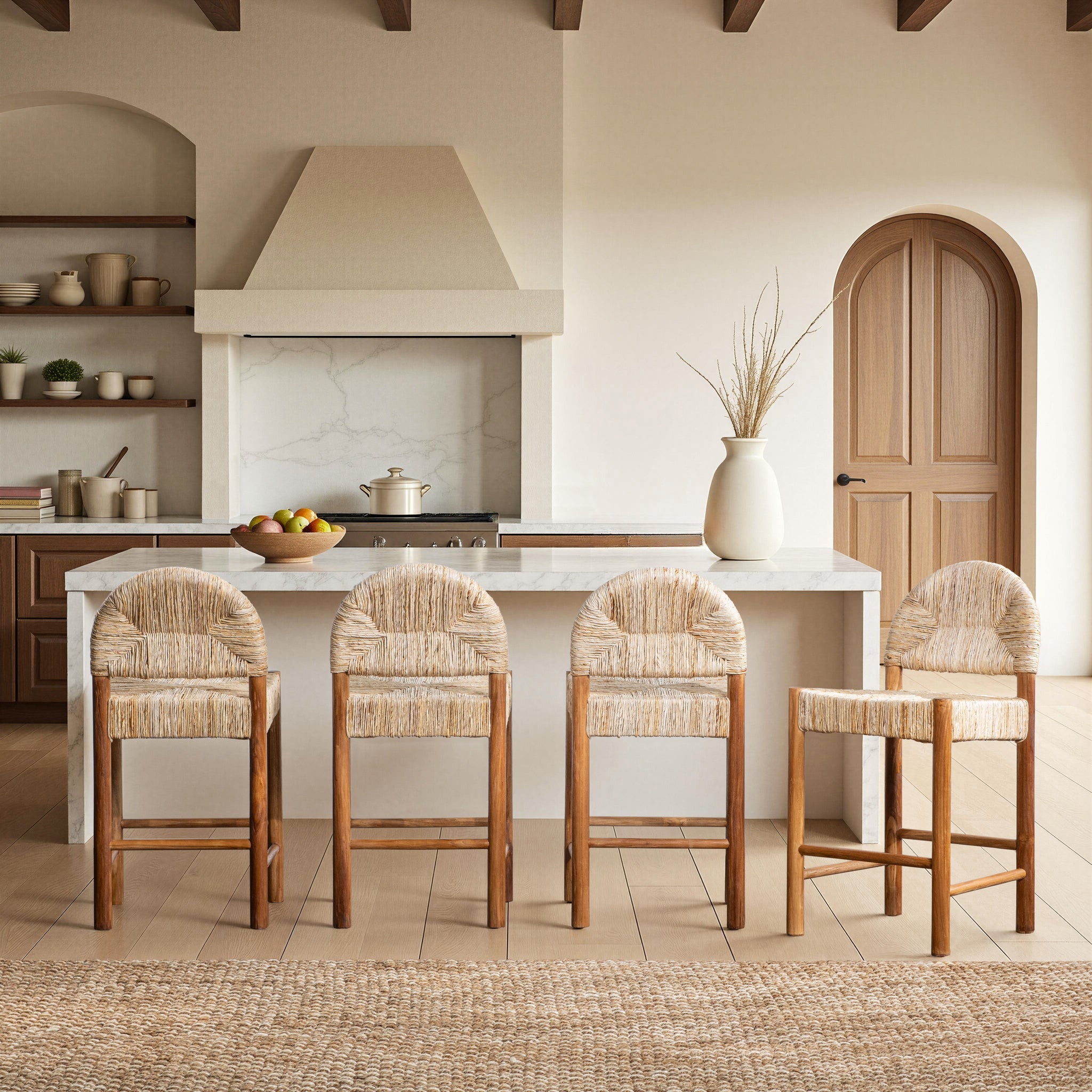 Elissa Counter Stool - Natural Reef