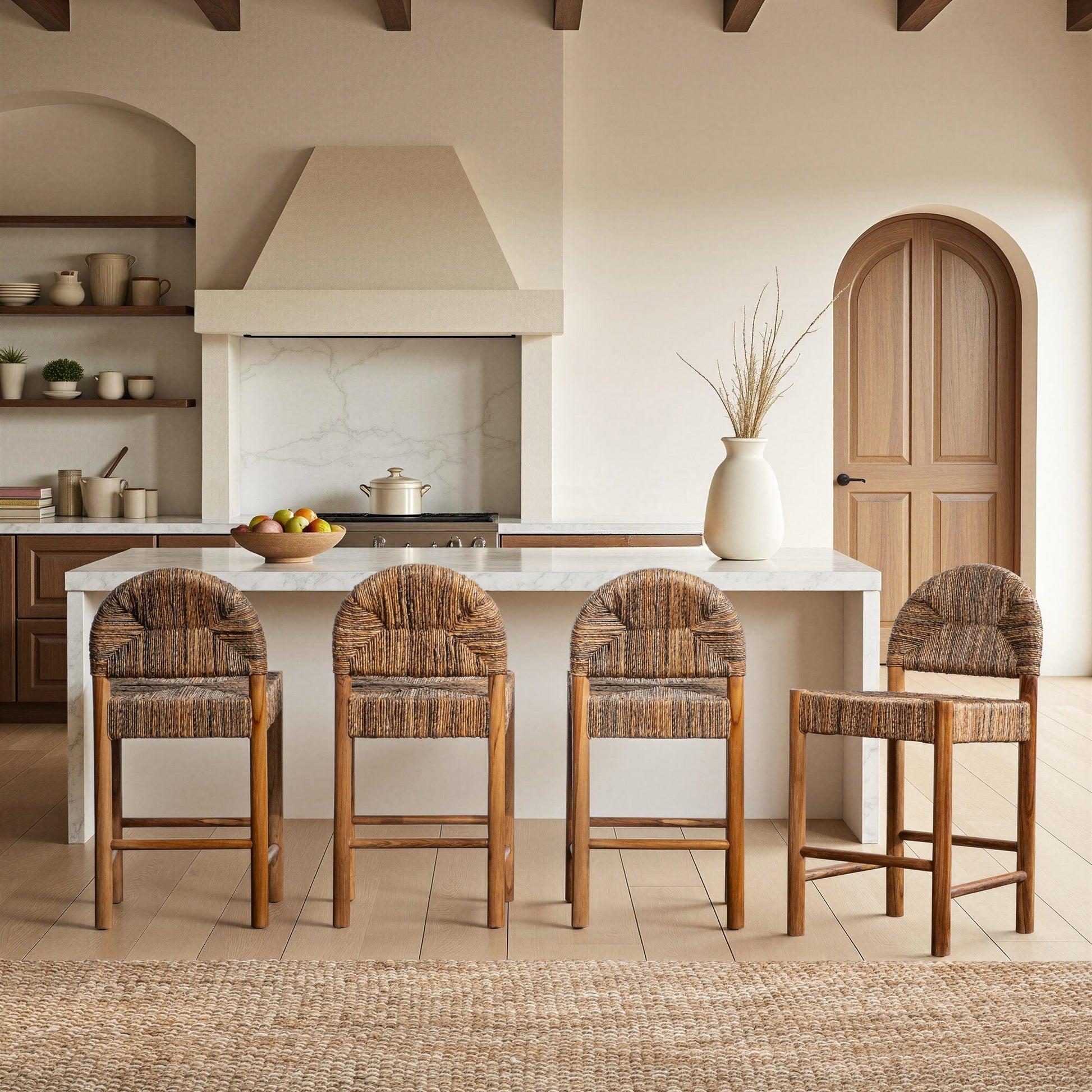 Elissa Counter Stool - Brown Astor