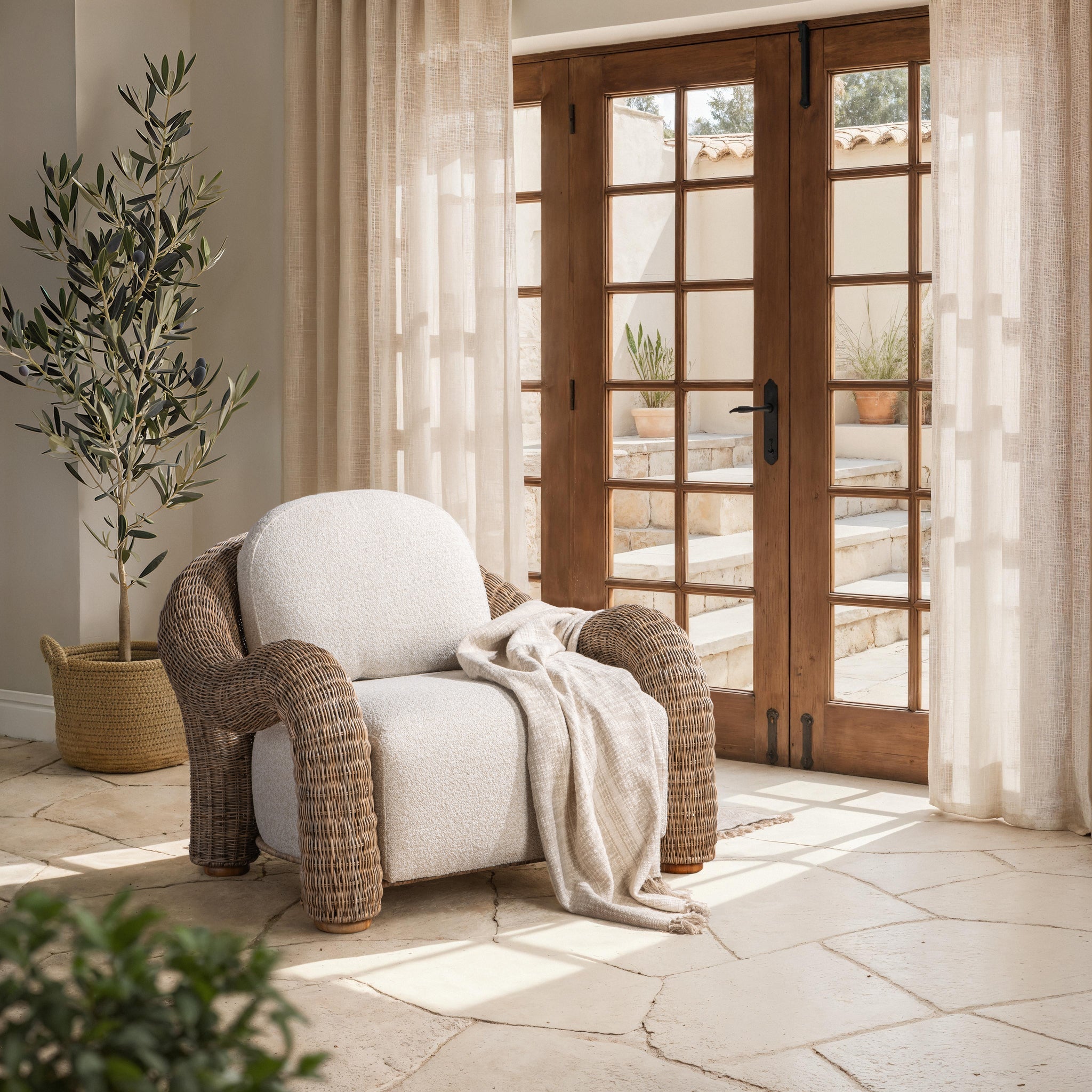 Faro Accent Chair - Natural