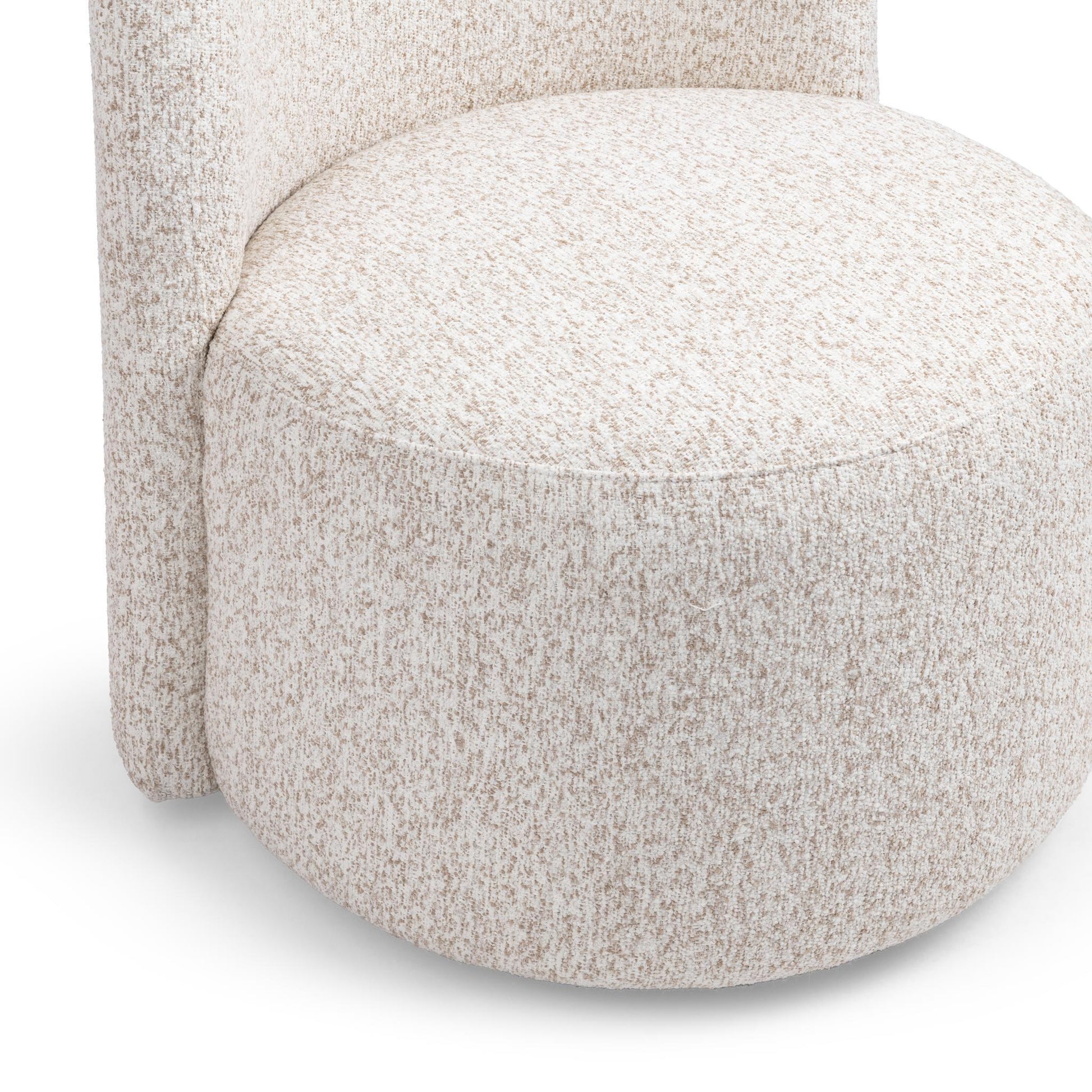 Solano Outdoor Swivel Dining Chair - Hushed Oat