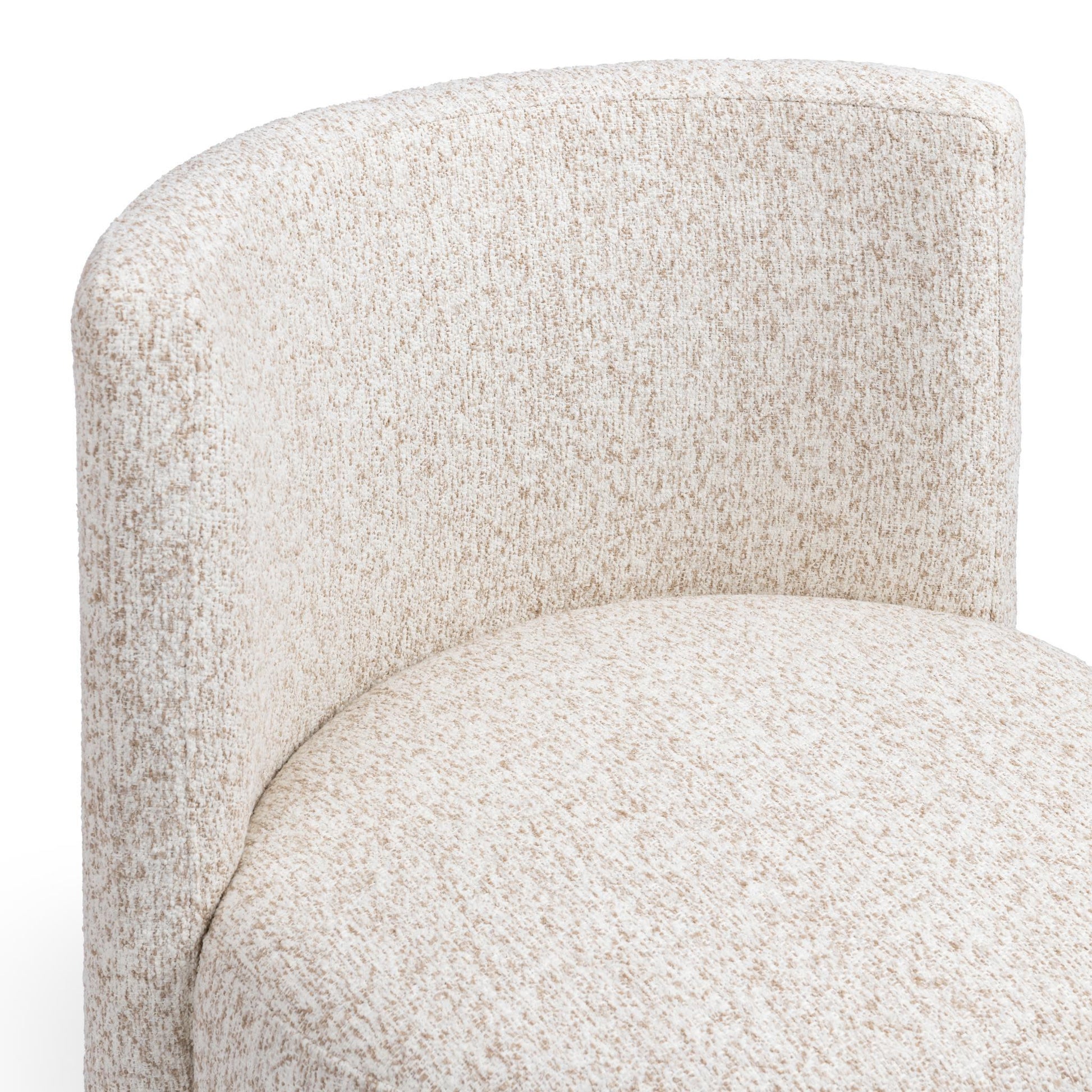 Solano Outdoor Swivel Dining Chair - Hushed Oat