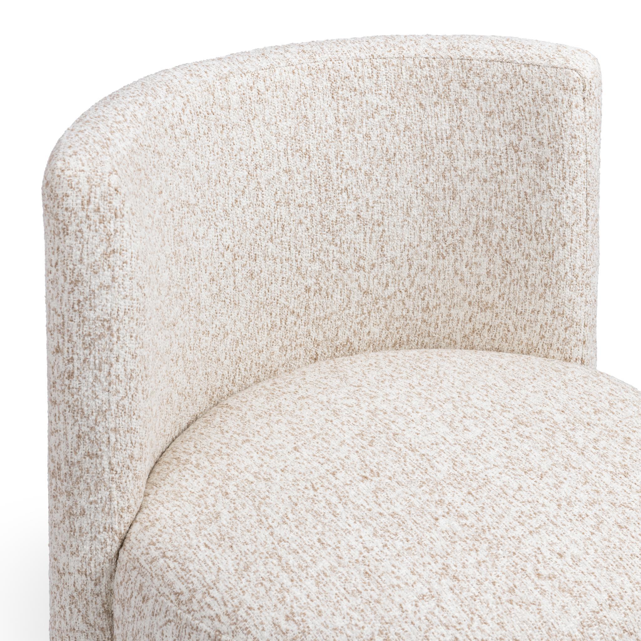 Solano Outdoor Swivel Dining Chair - Hushed Oat