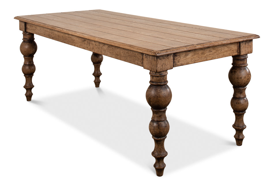 Oak Dining Table by Sarreid Ltd - view 8