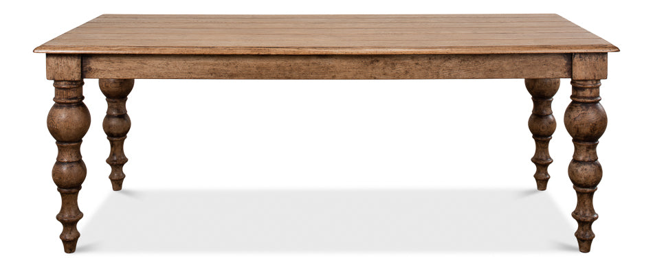 Oak Dining Table by Sarreid Ltd - view 2