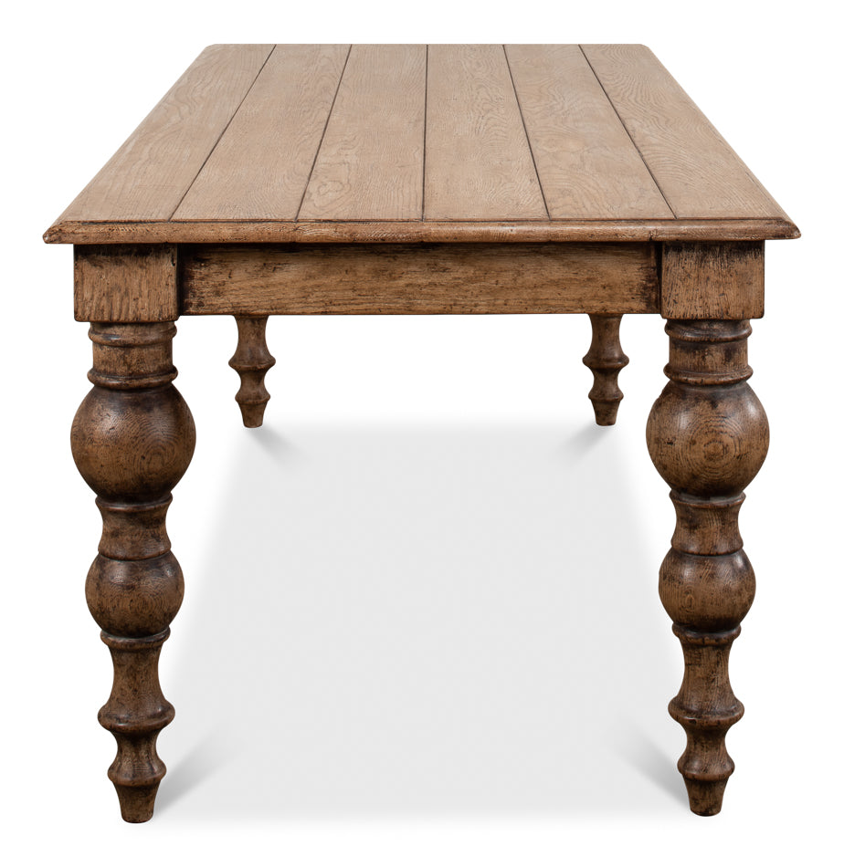 Oak Dining Table by Sarreid Ltd - view 3