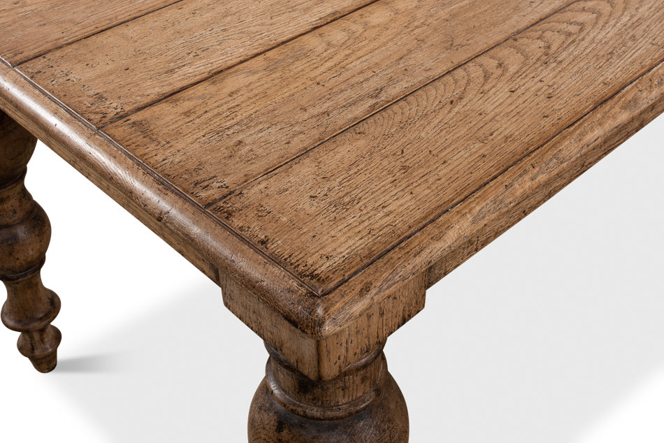 Oak Dining Table by Sarreid Ltd - view 4