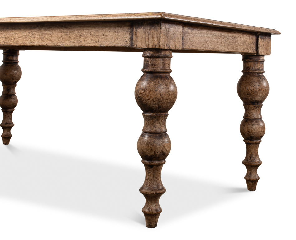 Oak Dining Table by Sarreid Ltd - view 7