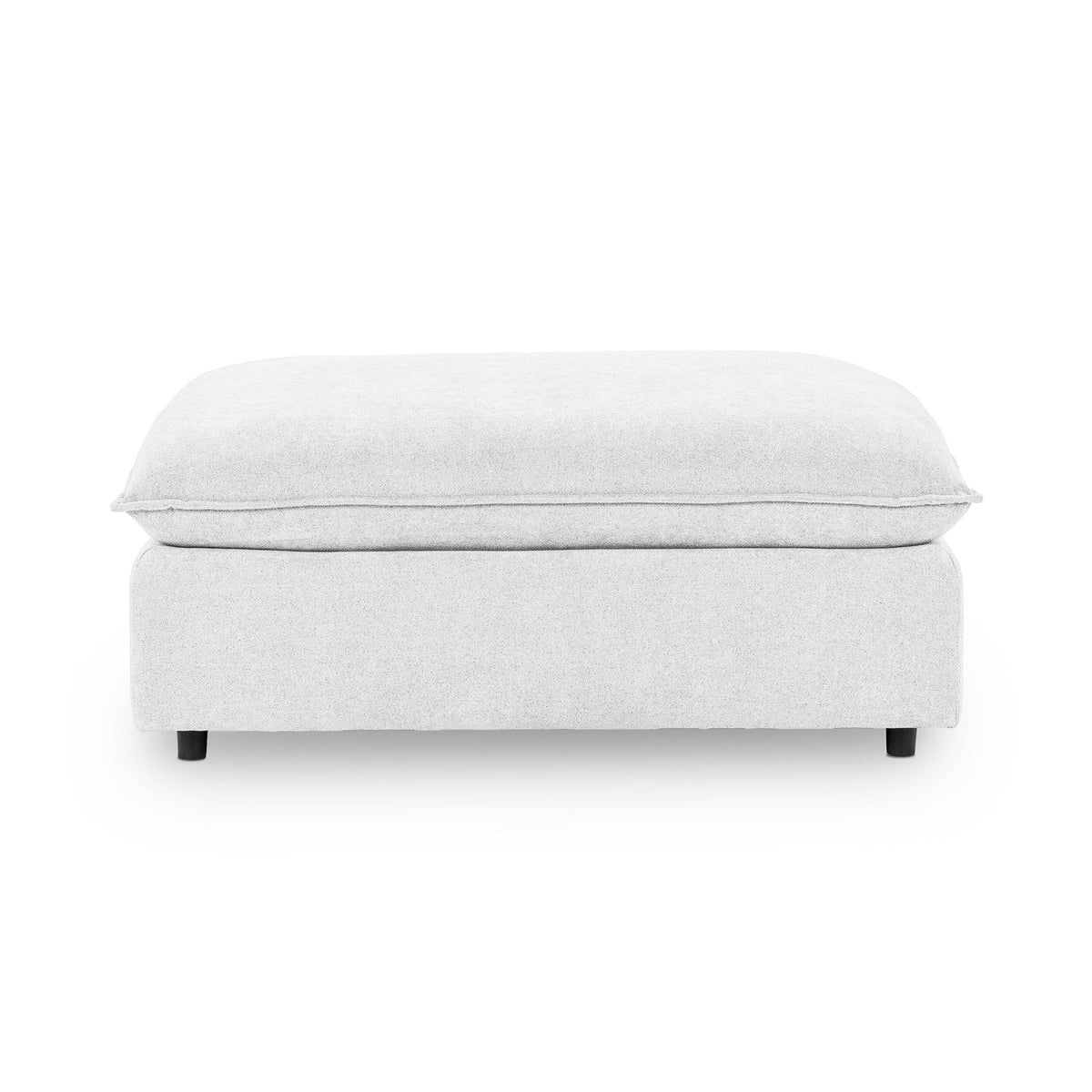 Caplan Ottoman - Pearl / Polyester - Classic Home 5308850DPR