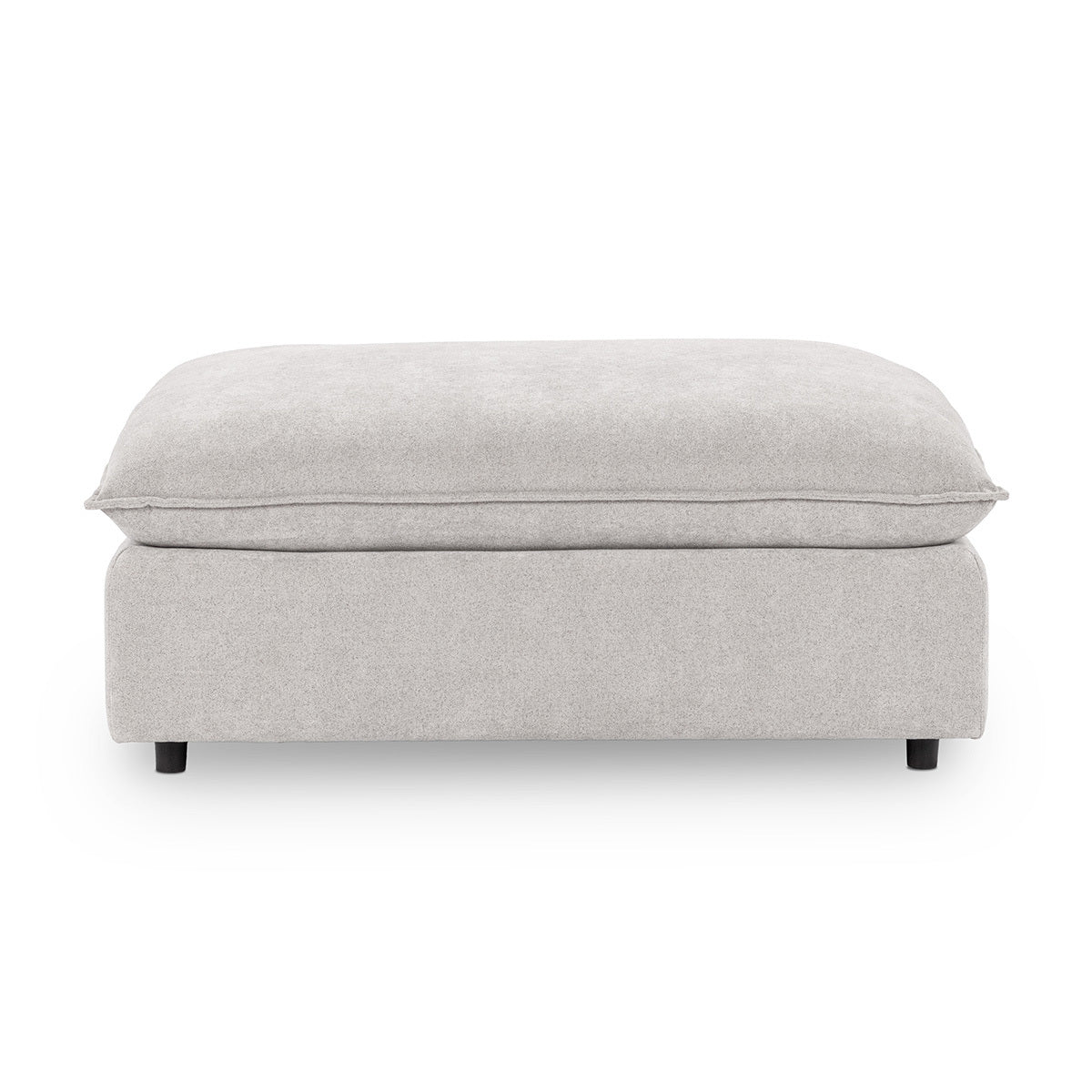 Caplan Ottoman - Gray / Polyester - Classic Home 5308850EGR