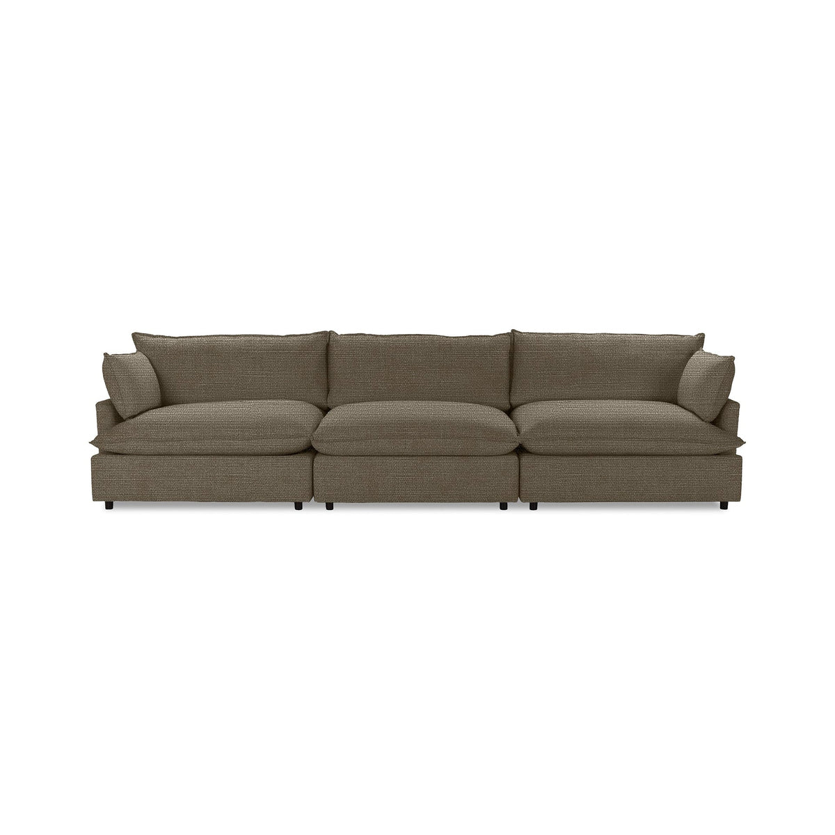 Caplan 3 Piece Sectional - Putty / Polyester - Classic Home 5308SC32001