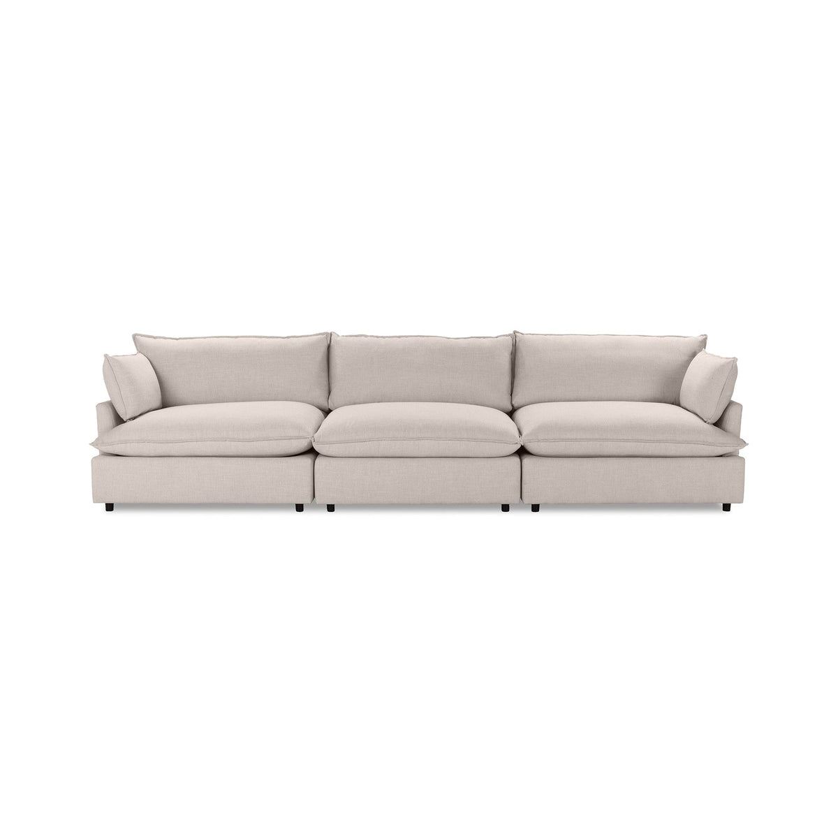 Caplan 3 Piece Sectional - Oat Beige / Olefin - Classic Home 5308SC321605