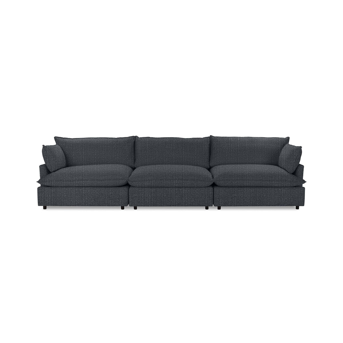 Caplan 3 Piece Sectional - Pacific Blue / Polyester - Classic Home 5308SC322003