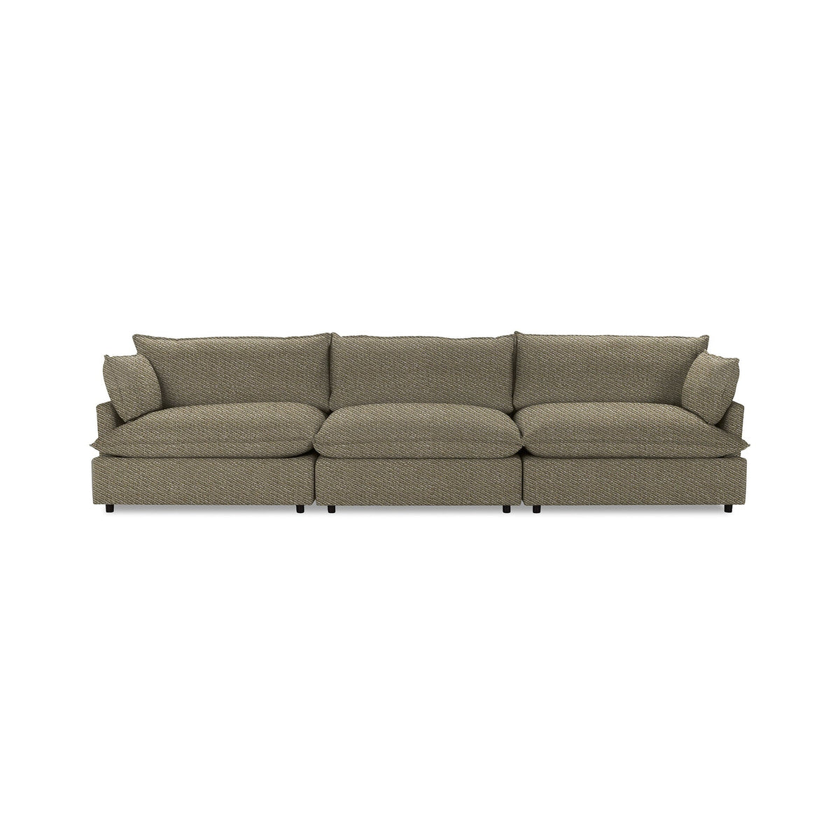 Caplan 3 Piece Sectional - Tuscan Olive / Polyester - Classic Home 5308SC322103