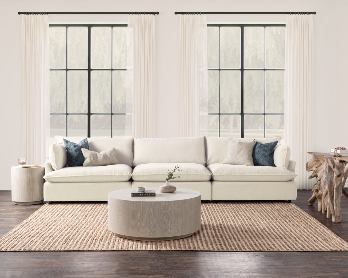 Caplan Upholstered 3pc Modular Sectional Elite