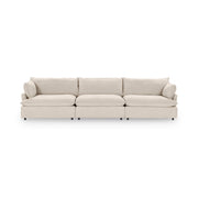 Caplan 3 Piece Sectional - Putty