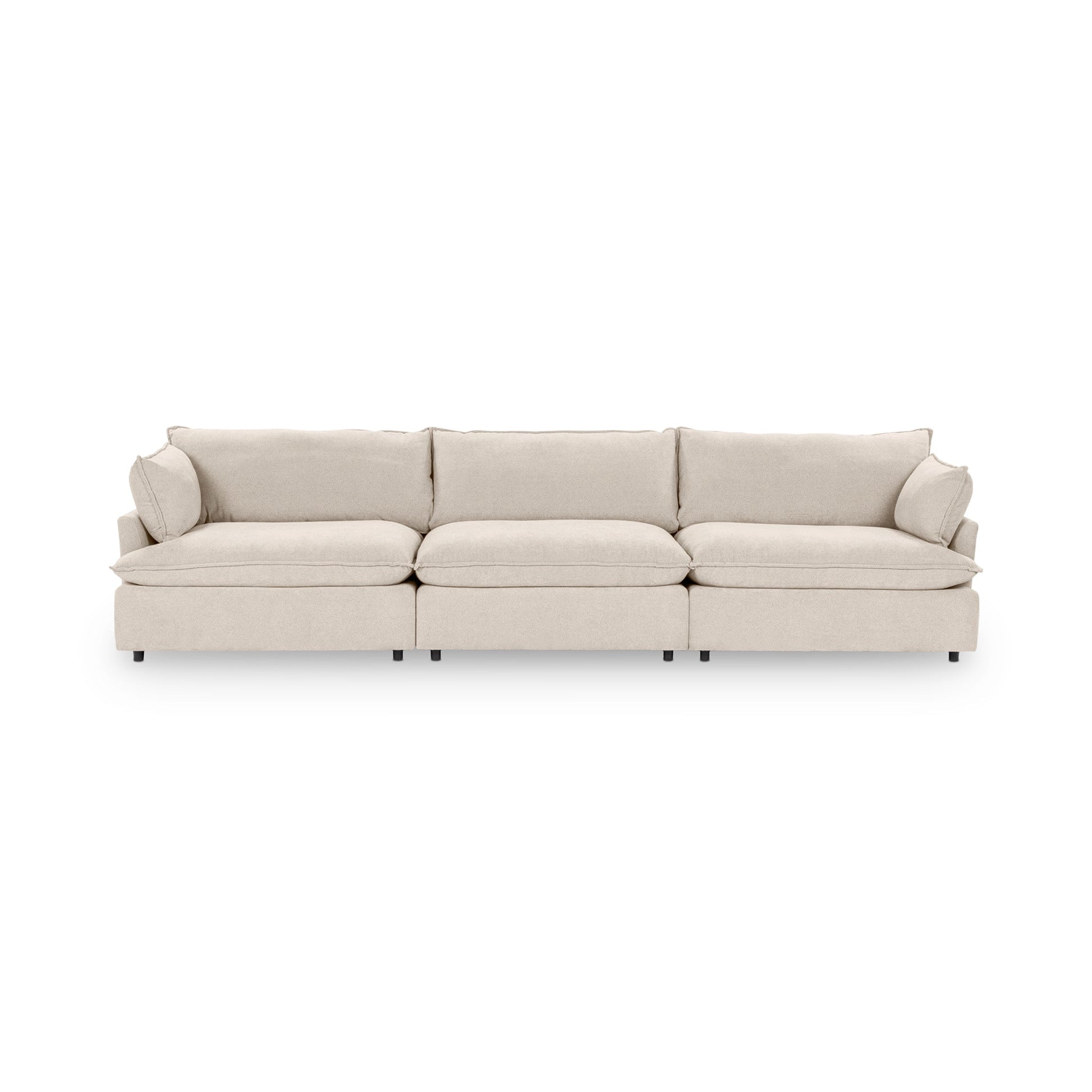 Caplan 3 Piece Sectional - Putty