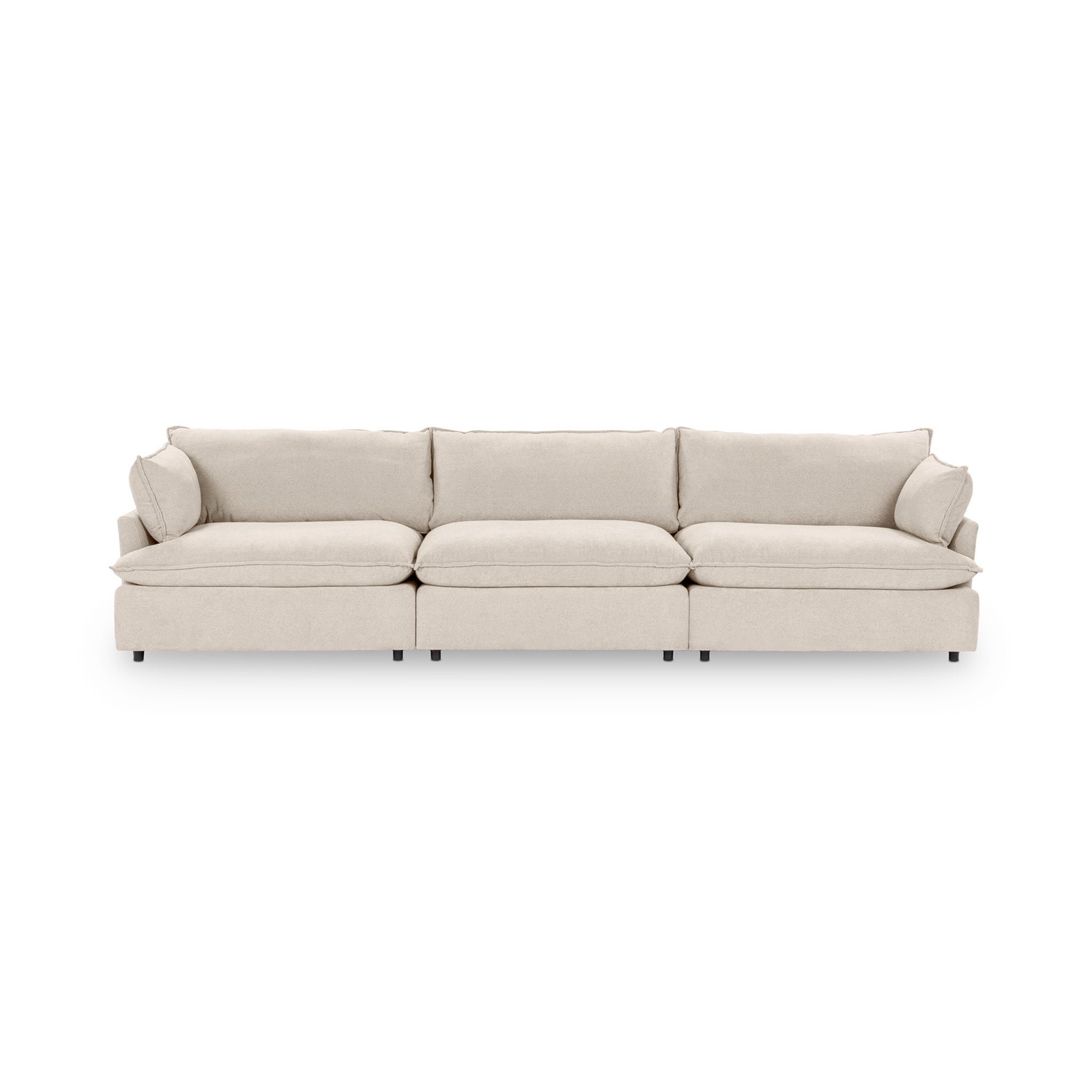Caplan 3 Piece Sectional - Putty