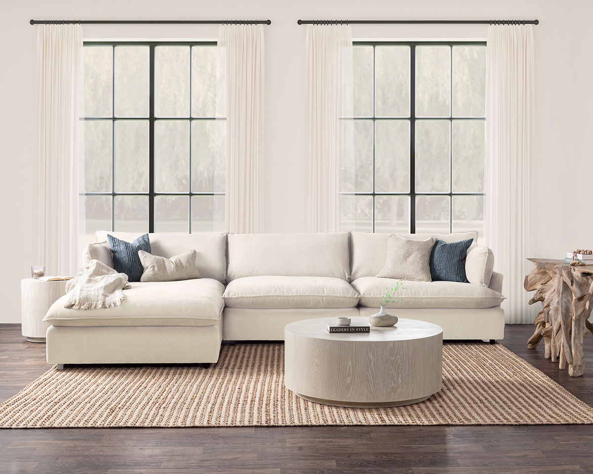 Caplan 4 Piece Sectional - Putty