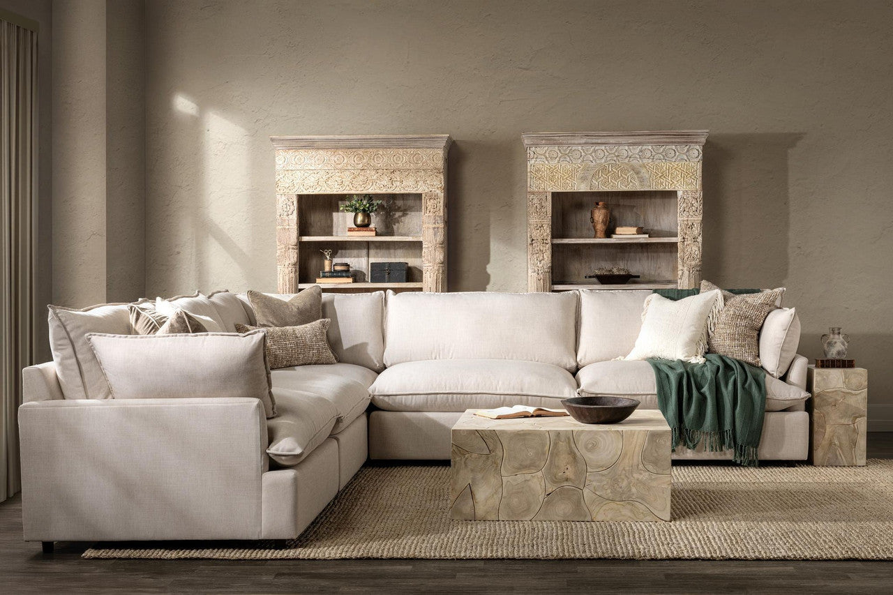 Caplan Upholstered 5pc Modular Sectional Dawn