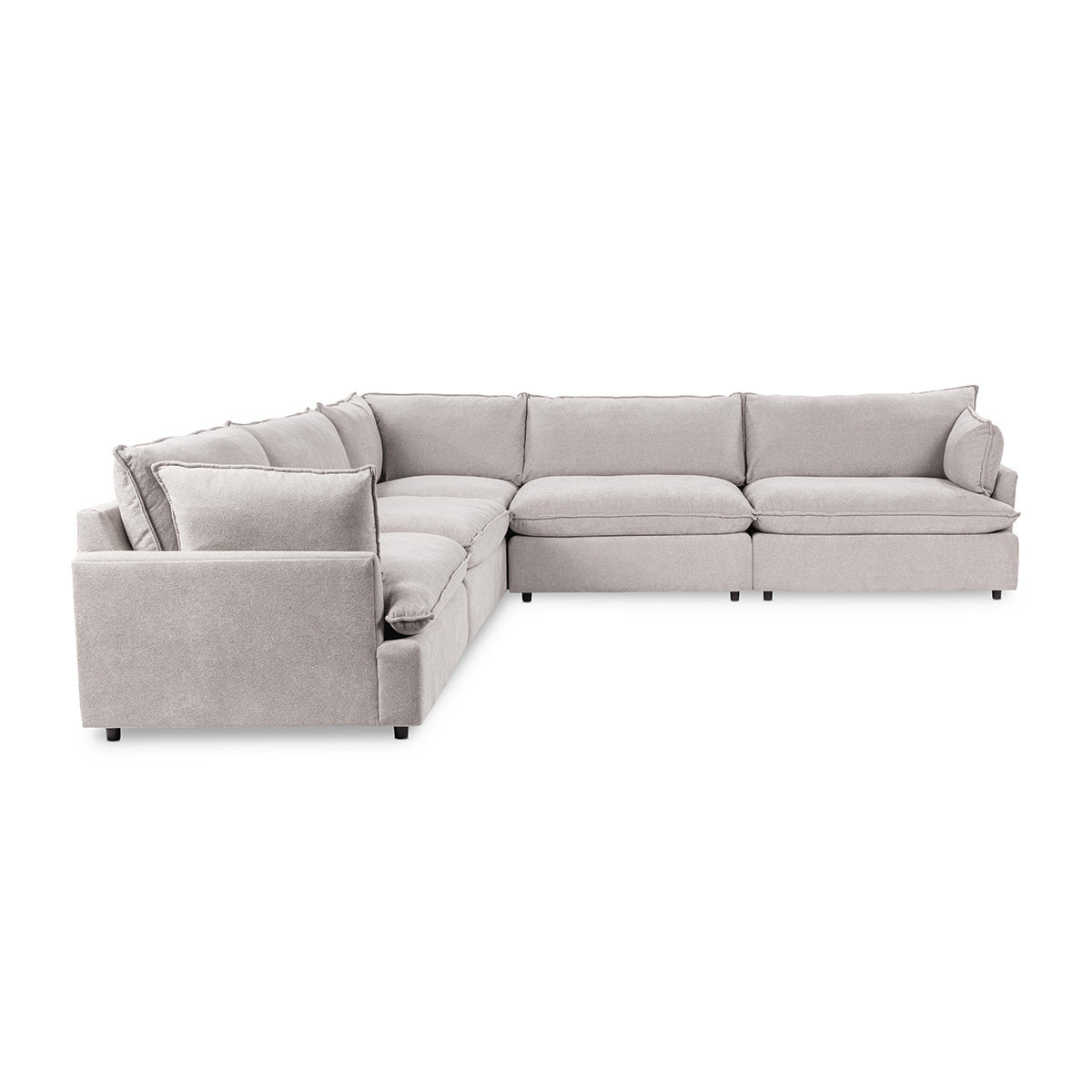 Caplan 5 Piece Sectional - Putty