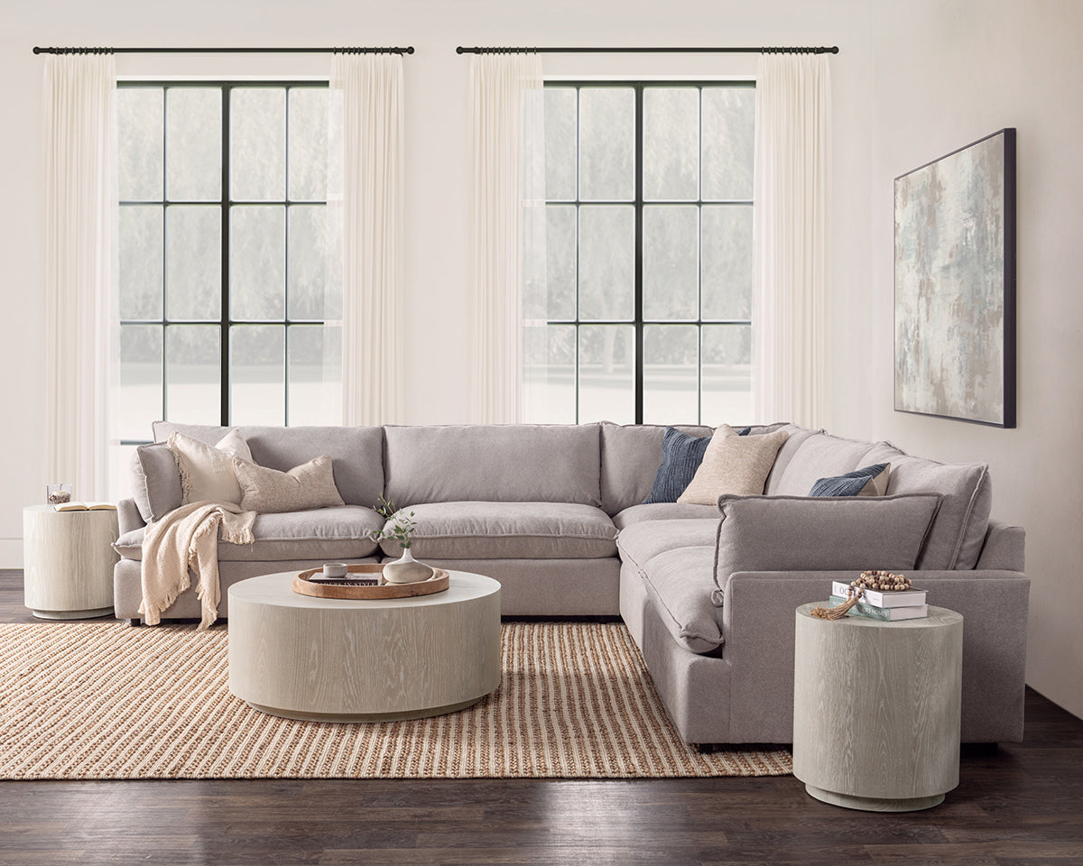 Caplan Upholstered 5pc Modular Sectional Elite