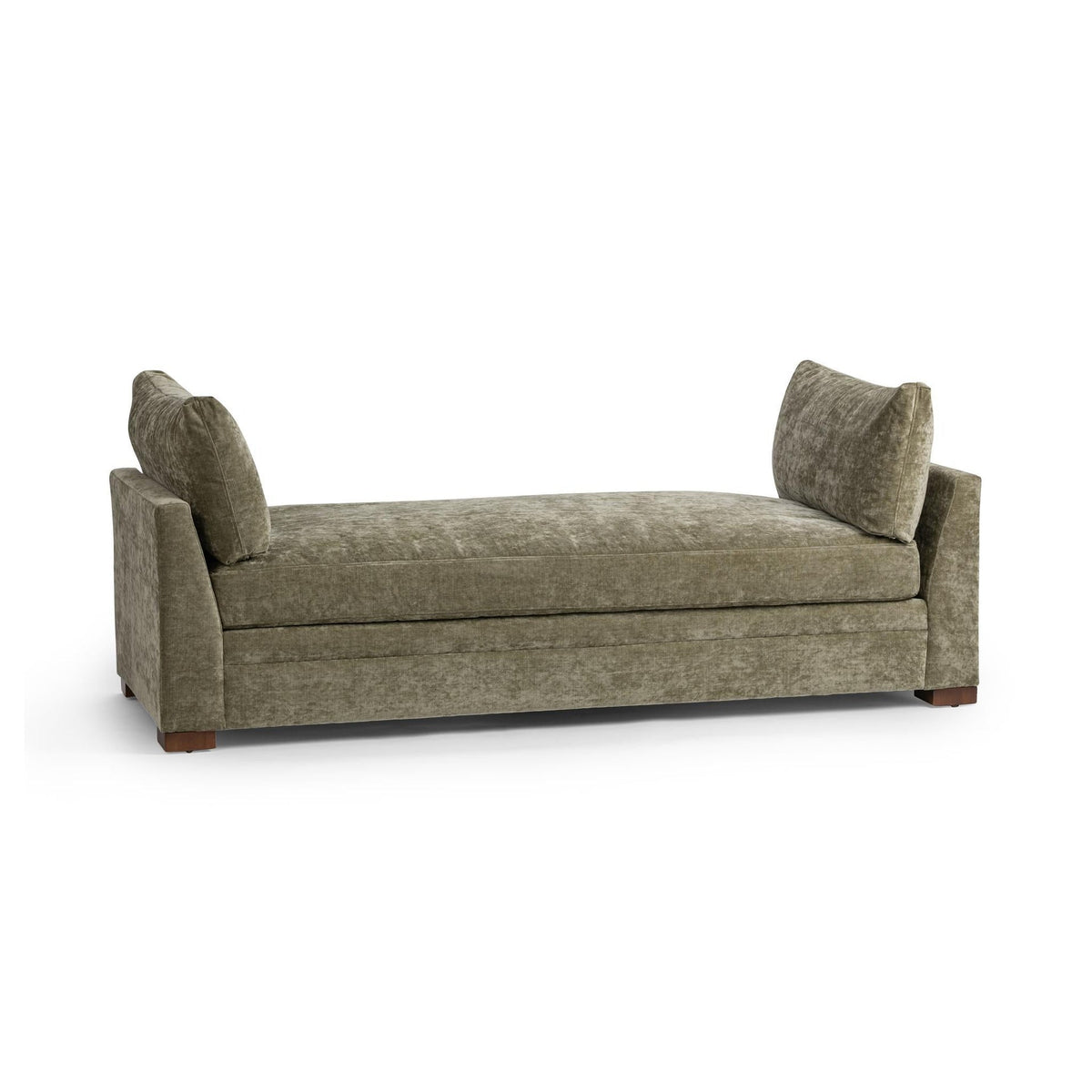 Audrey Backless Sofa - Soft Olive / Polyester - Classic Home 5309BS2002