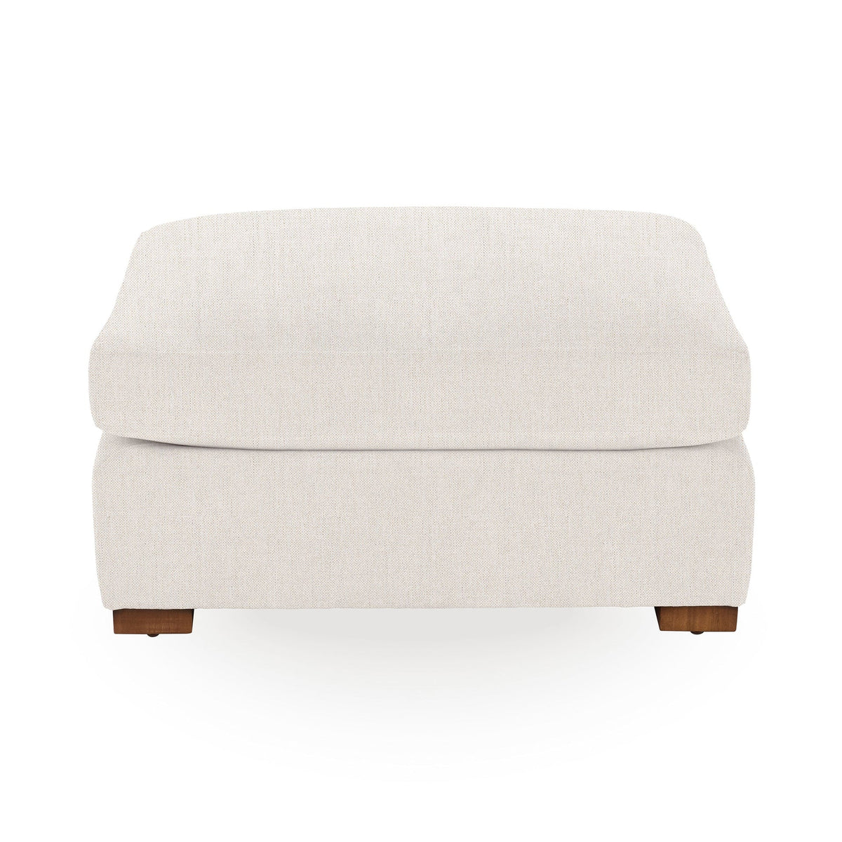 Audrey Ottoman - Flax / Polyester - Classic Home 5309COTDFL