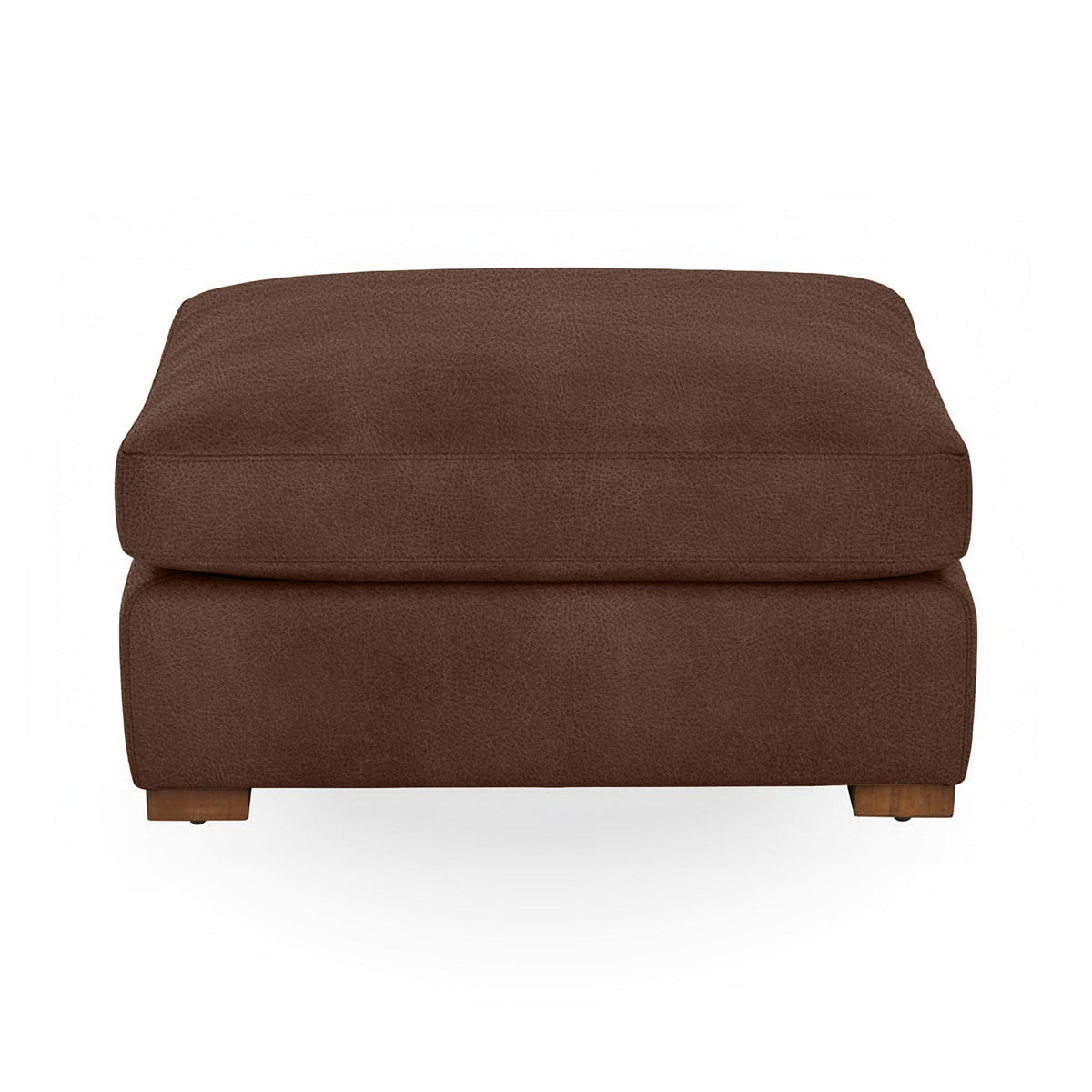 Audrey Ottoman - Brown / Leather - Classic Home 5309COTEPBR