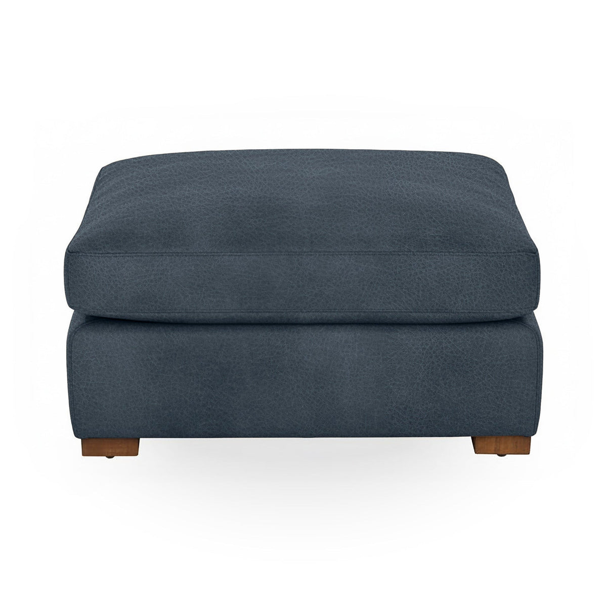 Audrey Ottoman - Navy / Leather - Classic Home 5309COTEPNA