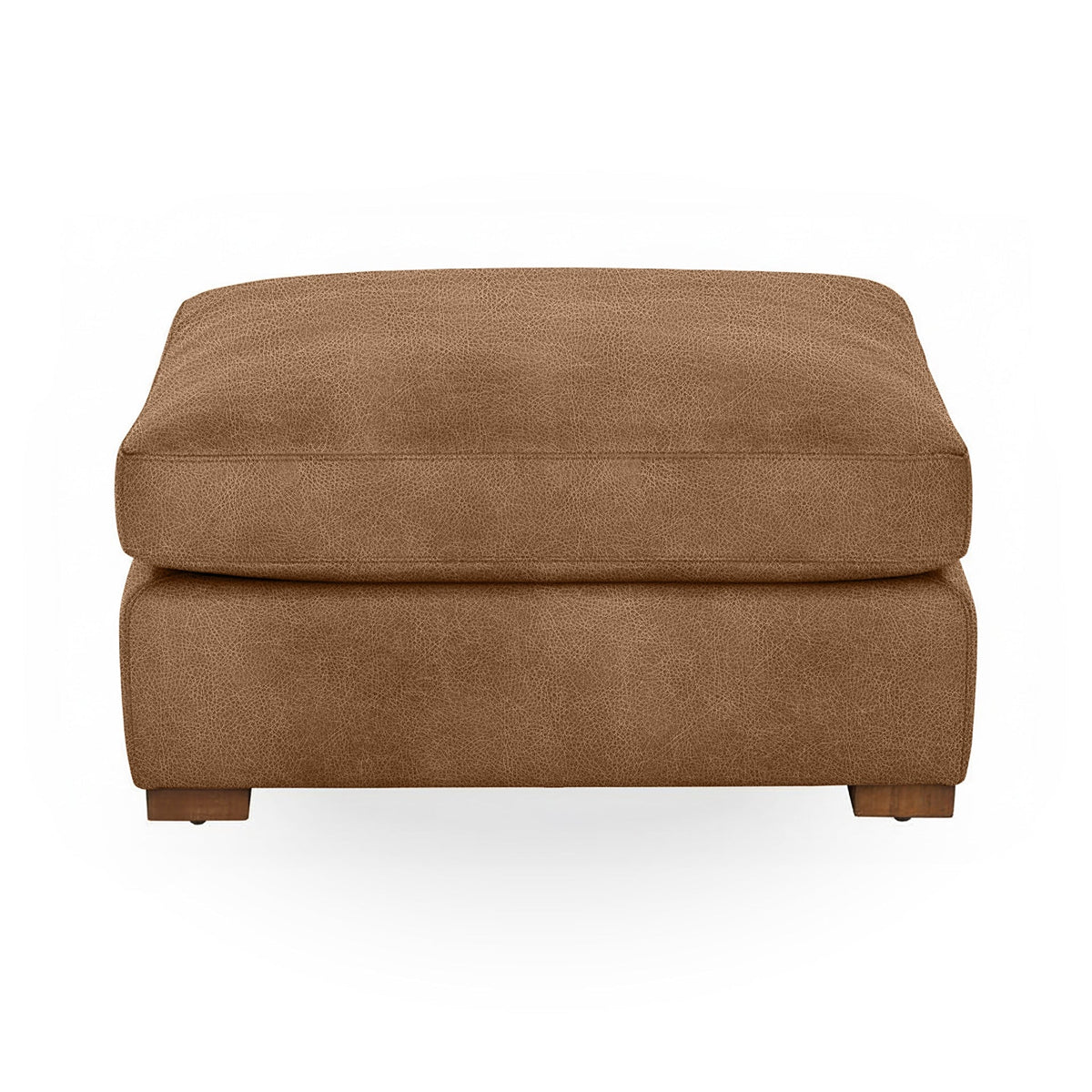Audrey Ottoman - Sand / Leather - Classic Home 5309COTEPSN