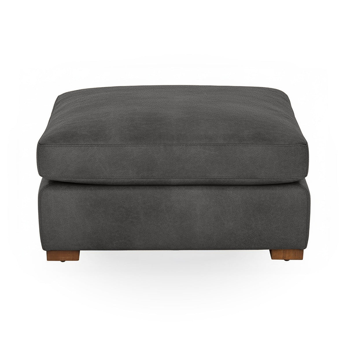 Audrey Ottoman - Gray / Leather - Classic Home 5309COTLGR
