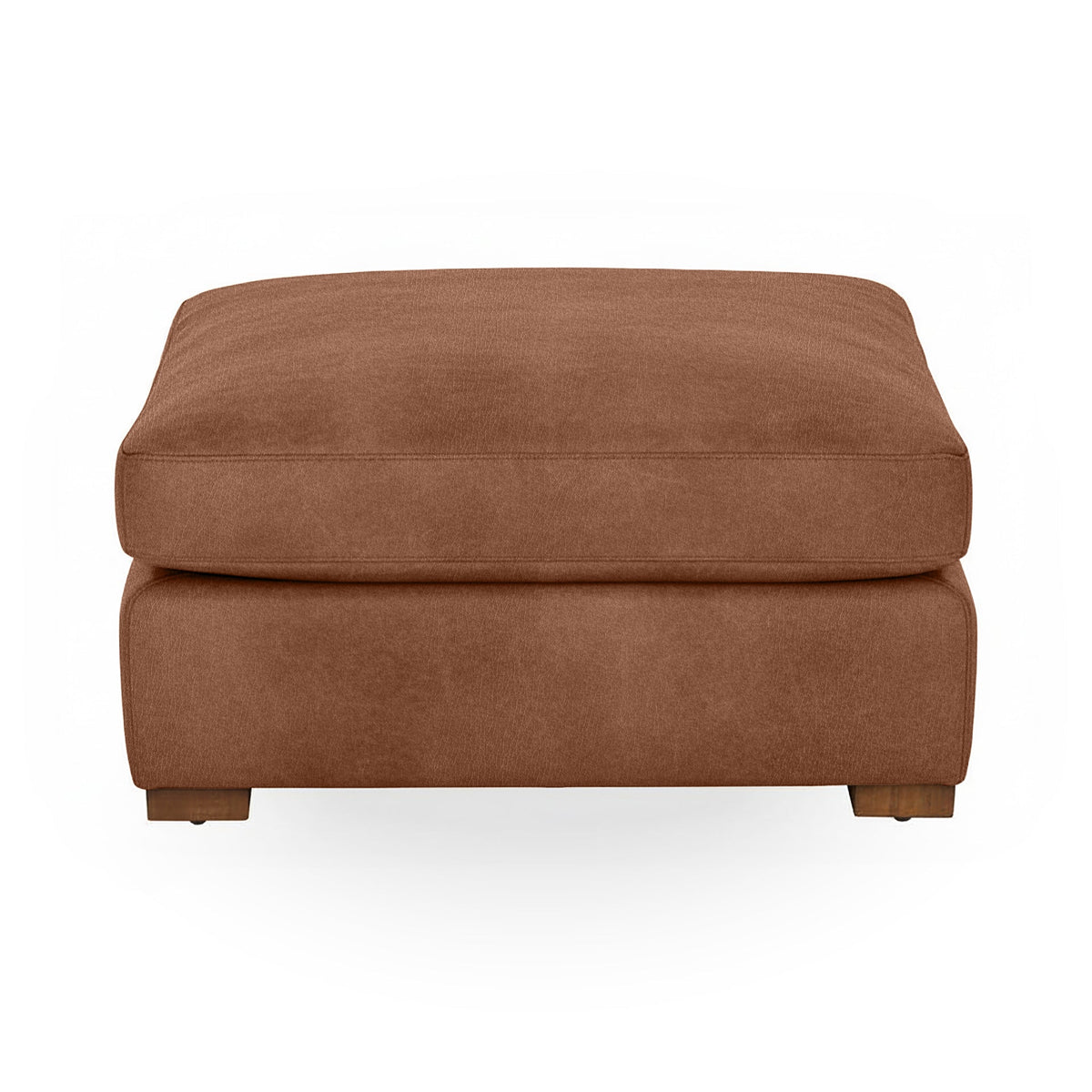 Audrey Ottoman - Saddle / Leather - Lush - Classic Home 5309COTLSD