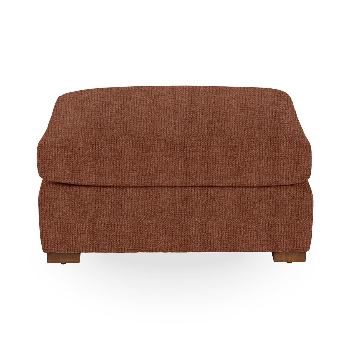 Audrey Ottoman - Brick Red / Polyester - Classic Home 5309OT2201