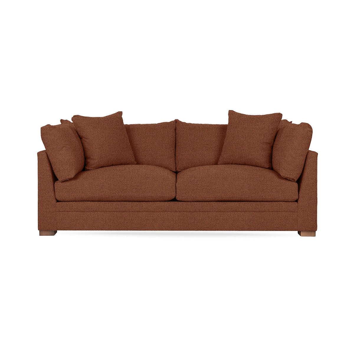 Audrey Sofa - Brick Red / Polyester - Classic Home 5309SF2201