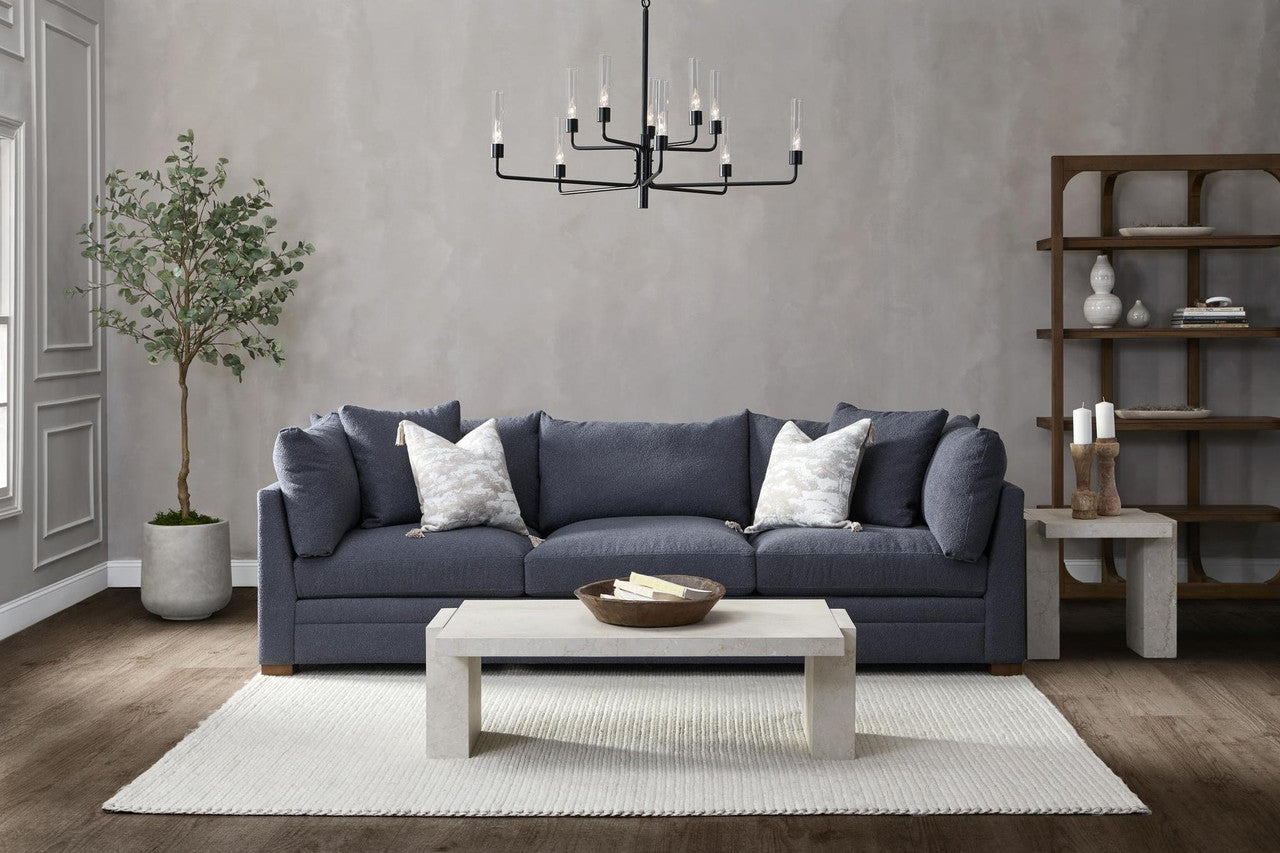 Audrey Upholstered Large Sofa Rise