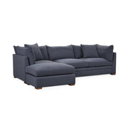 Audrey Upholstered Sofa Chaise Rise