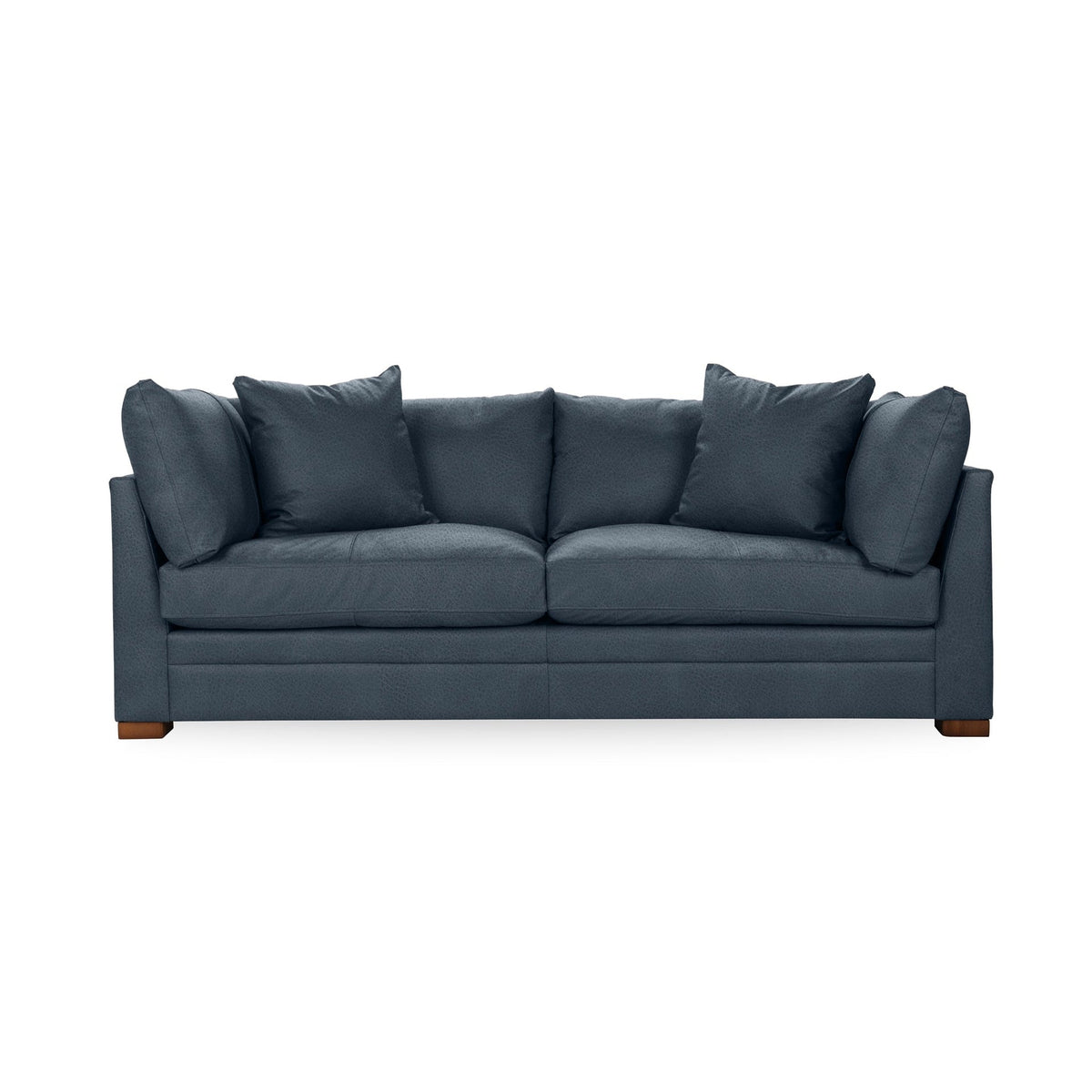 Audrey Sofa - Navy / Leather - Classic Home 5309SFEPNA