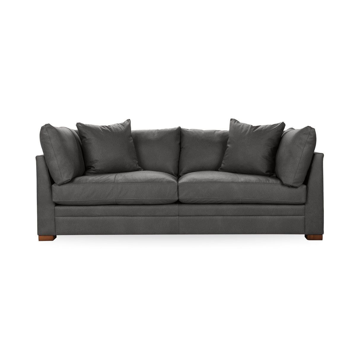 Audrey Sofa - Gray / Leather - Classic Home 5309SFLGR