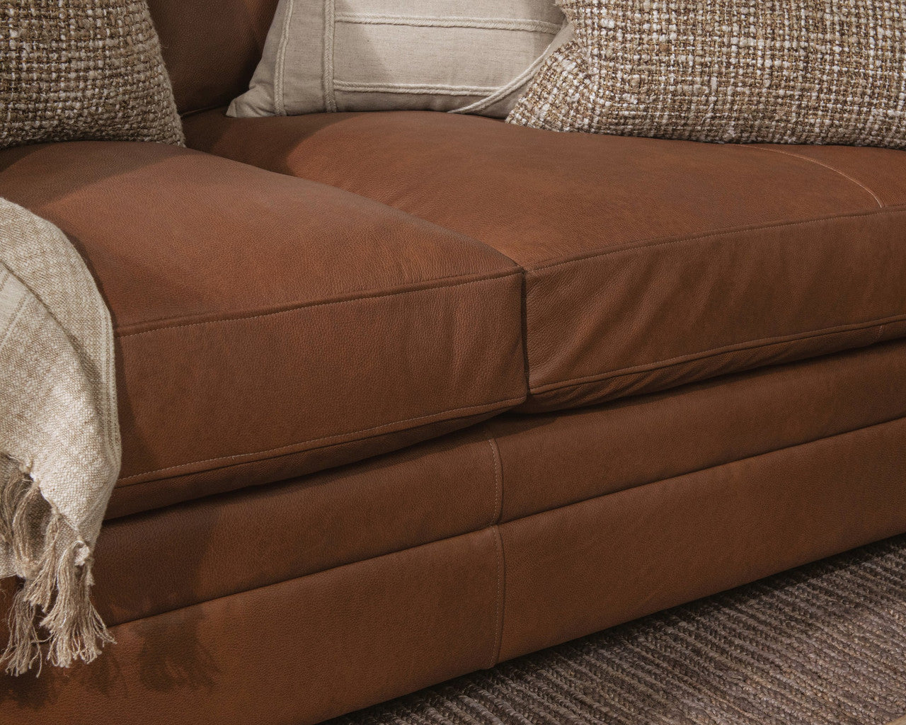Audrey Leather Sofa Lush