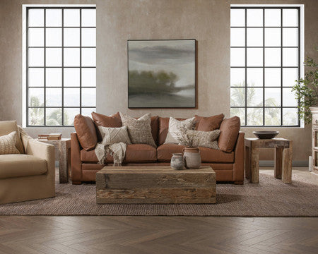 Audrey Leather Sofa Lush