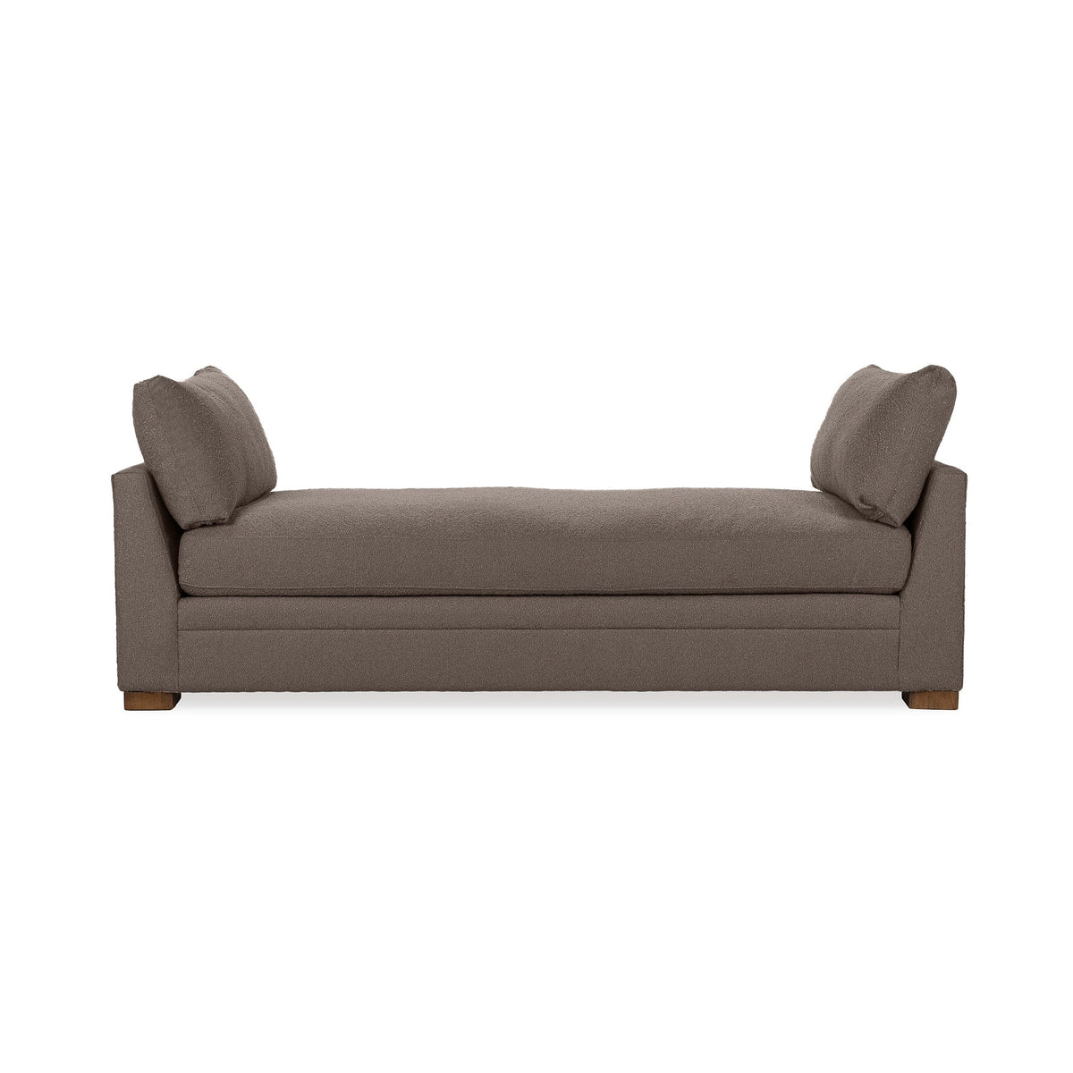 Audrey Backless Sofa - Charcoal / Polyester - Classic Home 5309STECH