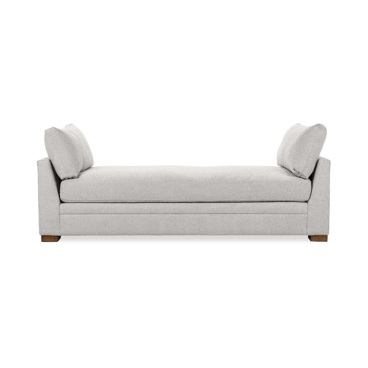 Audrey Backless Sofa - Gray / Polyester - Classic Home 5309STEGR